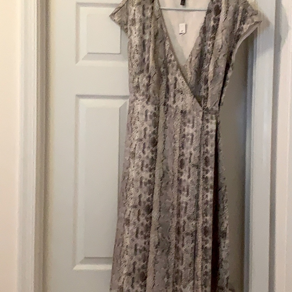 Snakeskin dress